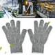 thumbnail image 4 of Guantes de seguridad, 1 par de guantes anticorte de 5 niveles, guantes a prueba de Knif E, resistentes y resistentes Jadeshay A, 4 of 8