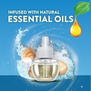 Air Wick Plug-In Scented Oil Warmer Air Freshener Refills, Calming Sea Spray Breeze, 2 Count