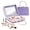 Green, variant on Color Nymph Starter Makeup Kit for Tweens Girls, Train Case for Women Full Kit with Eye Shadow, Lipstick, Blush, Brushes, Lipgloss, Mascara, Brow Wax and Mirror Pink Full Starter Cosmetics Set