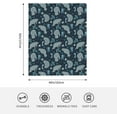 thumbnail image 5 of Manatees Throw Blanket Lightweight Warm Flannel Fleece Blankets Cozy Soft Blanket Gifts for Women Men Girls Boys 50"x40", 5 of 6