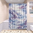 thumbnail image 5 of Colorful Clouds 4 Piece Bathroom Set Waterproof Bath Curtain Anti-Slip Mats and Toilet Pad Practical and Affordable 66x72in Curtain, 5 of 8