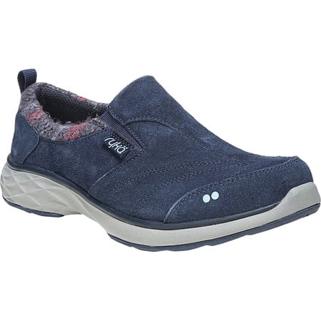slip sneaker ryka terrain suede navy grey walmart