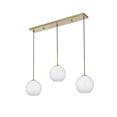 thumbnail image 4 of Living District Baxter 36 Inch Pendant Frosted White Shade in Satin Gold, 4 of 10