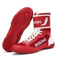 thumbnail image 2 of SKIUHS Men's High-Top Boxing Shoes with Adjustable Ankle Strap - Non-Slip Sole & Reinforced Ankle Support for Boxing Training & Matches, 2 of 7