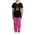 thumbnail image 4 of CafePress - PD Moreno's Halloween Owl - Women's Short Sleeve Print T-Shirt and Pants Dark Cotton Pajama Set, 4 of 7