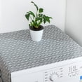 thumbnail image 3 of Washing Machine Dustproof Cover, Rustic Style Refrigerator Fridge Organizer with Pockets and Storage Home Cloth for Washer Dryer Microwave, 3 of 8