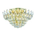 thumbnail image 1 of Elegant Lighting 3002F16G-RC Vesper 5 Light Flush Mount - Gold, 1 of 1