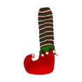 thumbnail image 2 of Funda para silla navideña con patas calcetines elfos decorativos para decoración de fiesta en el hogar () rojo, 2 of 2