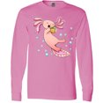 thumbnail image 3 of Inktastic Cute Axolotl Loves Tacos Long Sleeve T-Shirt, 3 of 5