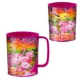 thumbnail image 3 of 3D LiveLife Drinking Cup Flamingo Lingo – 10fl oz Safari Lenticular Kids Cup by Michael Searle, 3 of 4