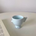 thumbnail image 3 of Ceramic Egg Cup Gift, Porcelain Holder Breakfast Boiled Cooking Easy to Clean Childhood Memories Kitchen, 3 of 5