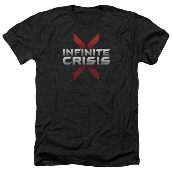 Infinite Crisis - Logo - Heather Short Sleeve Shirt - Small