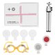 thumbnail image 2 of Herramienta de prueba optométrica de anteojos soporte doble para probador óptico de foria de alta precisión 9PCS para hospital Anggrek Otros, 2 of 8
