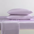 thumbnail image 4 of Betsey Johnson - King Bed Sheets, Satin Bedding Set with Matching Pillowcases, Wrinkle & Fade Resistant, Silky Smooth for Healthy Hair (Purple), 4 of 7