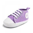 thumbnail image 5 of GYRATEDREAM Baby Girls Boys Canvas Sneakers High-Top Ankle Infant First Walkers Shoes 0-18 Months, 5 of 6