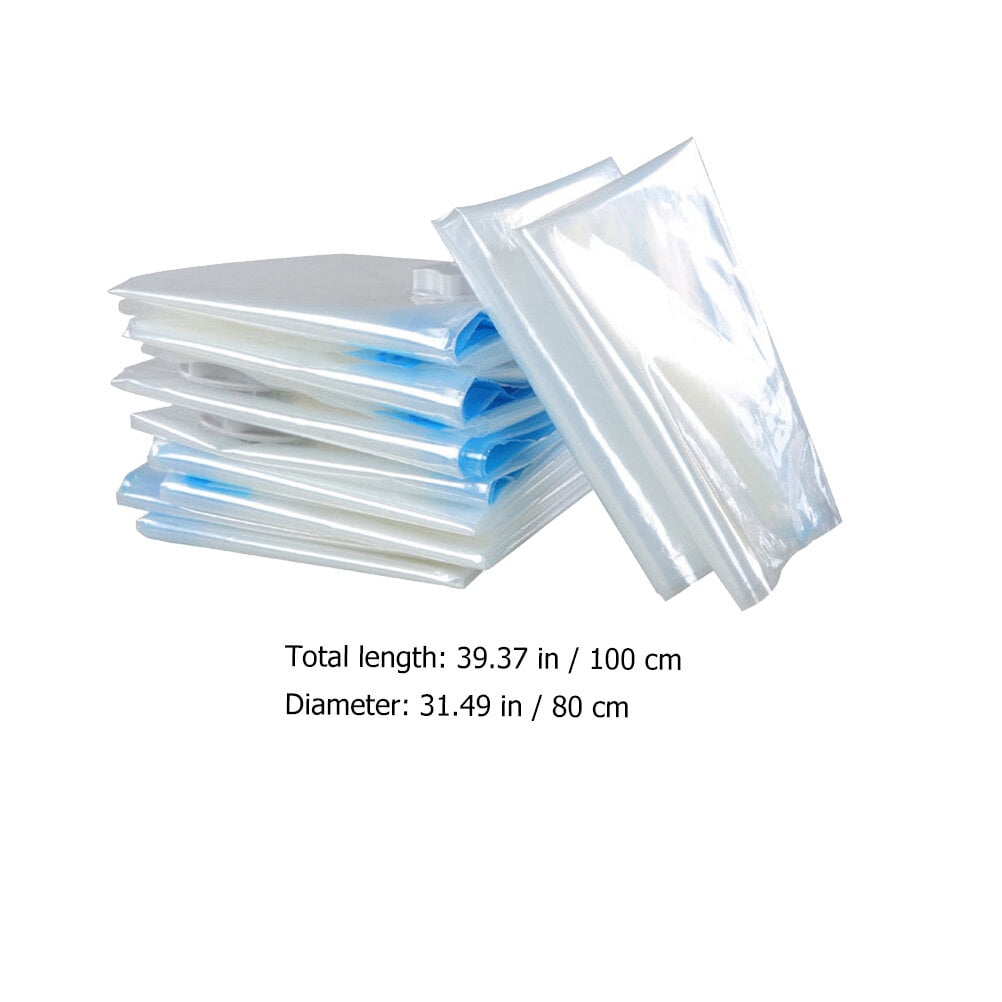 5pcs Vacuum Compression Bags Clothes Bedding Pouches Storage Bag with Pump