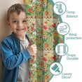 thumbnail image 3 of Pioneer Flower Floral Print Pattern Teens Curtains,Teens Insulated Curtains Set Of 2,Bedroom Essentials,Toddler Room Decor 42"x63", 3 of 5