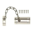 thumbnail image 2 of Hyper Tough New Steel Privacy Chain Door Guard,Satin Nickel Finish, 2 of 8