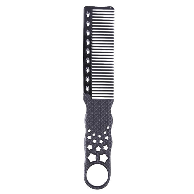 Ygjytge Peine Plano Para Peluqueros De Resina Antiestática Pro, Peines Para Cortar El Pelo Para Hombres (Negro S) Ygjytge Para estrenar