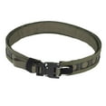 thumbnail image 4 of yuksok Double Layered Outer Belt Buckle Camping Belt for Hiking Backpacking Fishing Green, 4 of 9