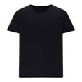 thumbnail image 5 of Lmnyox Men's T Shirt Short Sleeve Classic Summer Casual Tee Shirt Cotton Solid Color V Neck Basic Tops, 5 of 5