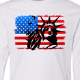 thumbnail image 4 of Inktastic Liberty Flag Long Sleeve Youth T-Shirt, 4 of 5