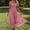Pink, variant on Blmnix Fit & Flare Dresses for Women 2026 Elegant A Line Vacation Dress Dress Short Sleeve Square Neckline Maxi Pink Summer Dresses for Women L