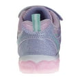 thumbnail image 5 of Disney The Little Mermaid Girls Hook And Loop Light Up Fashion Sneakers. (Toddler Little Kids)Pink, Size: 12, 5 of 6