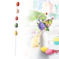 thumbnail image 2 of CoreLiving Easter Egg Plant Picks Glitter Foam Crafts Wooden Stake Decoration for Spring Tree Branches Floral Arrangement Vase Filler, Assorted Colors, 2 of 9