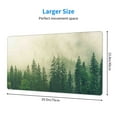 thumbnail image 3 of Bingfone Fog Forest Large Gaming Mouse Pad,Extended Desk Mousepad With Stitched Edges,Non-Slip Base,Water Resist Keyboard Pad For Gamer, Office & Home, 29.5 X 16 In, 3 of 9