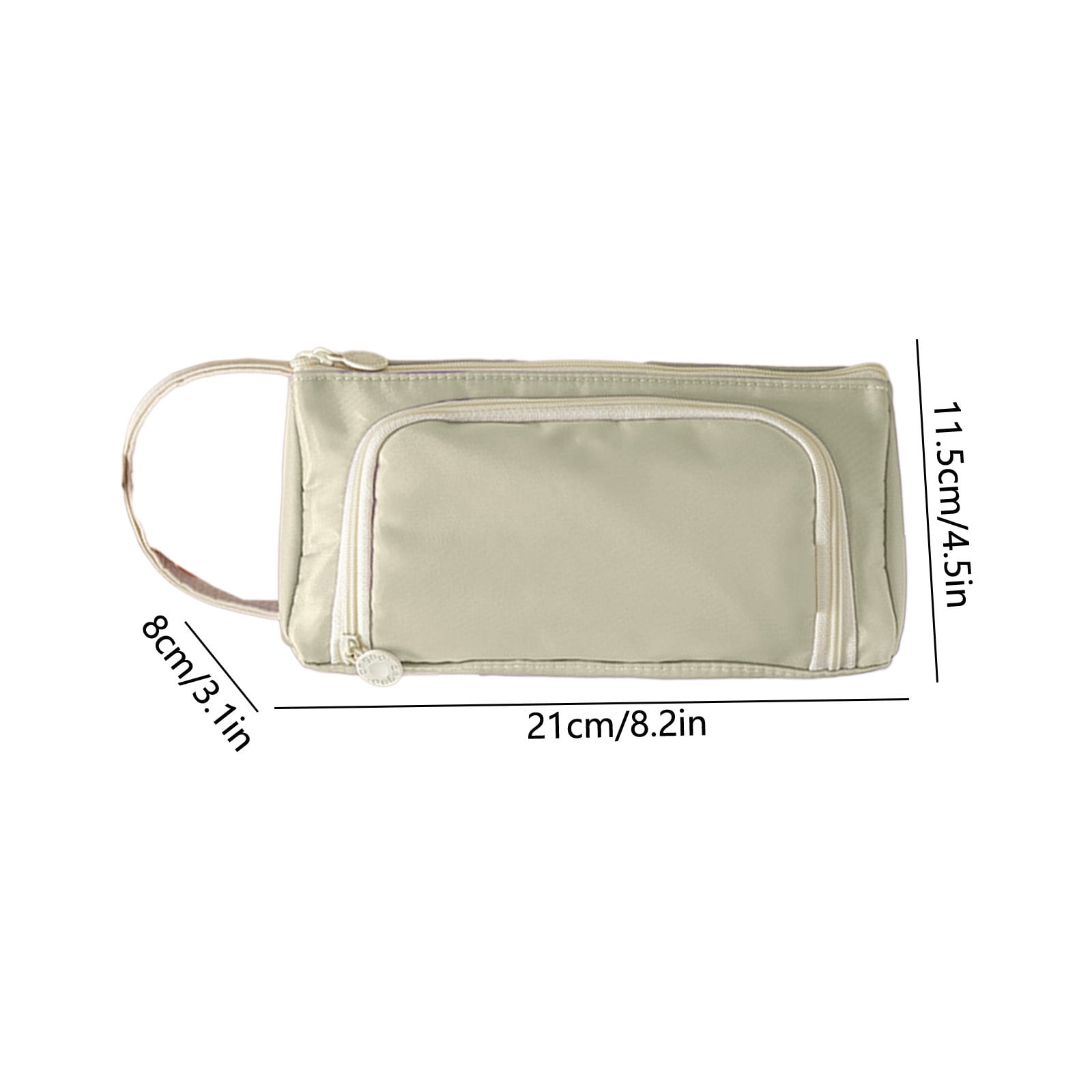 Tusihei Large Capacity Pencil Case, Multi-Layer Portable Pencil Pouch with Sturdy Zipper and Handle, Waterproof Stationery Holder for Office Teen Men Women
