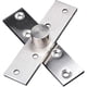 thumbnail image 5 of Bisagras de pivote de puerta de rotación oculta de 360 ​​​​grados Bisagra de pivote de 4 piezas para puerta Bisagra de acero inoxidable engrosada Bisagra de puerta inferior superior de madera para vi, 5 of 5