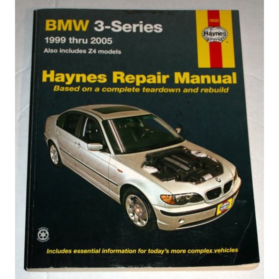Pre-Owned Haynes Repair Manual (Paperback): BMW 3-Series Automotive Repair Manual : 1999 Thru 2005; Also Includes Z4 Models (Paperback)