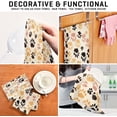 thumbnail image 7 of GZHJMY Colorful Dog Paws Kitchen Towels 18x28inch Ultra Soft Absorbent Quick Drying Kitchen Dish Towels Washable Cleaning Cloths Hand Towels Tea and Bar Towels, 6 Pack, 7 of 7