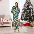 thumbnail image 5 of joogoo Scale Blue and Yellow Unisex Adults Onesies Pajamas Jumpsuits L, 5 of 7