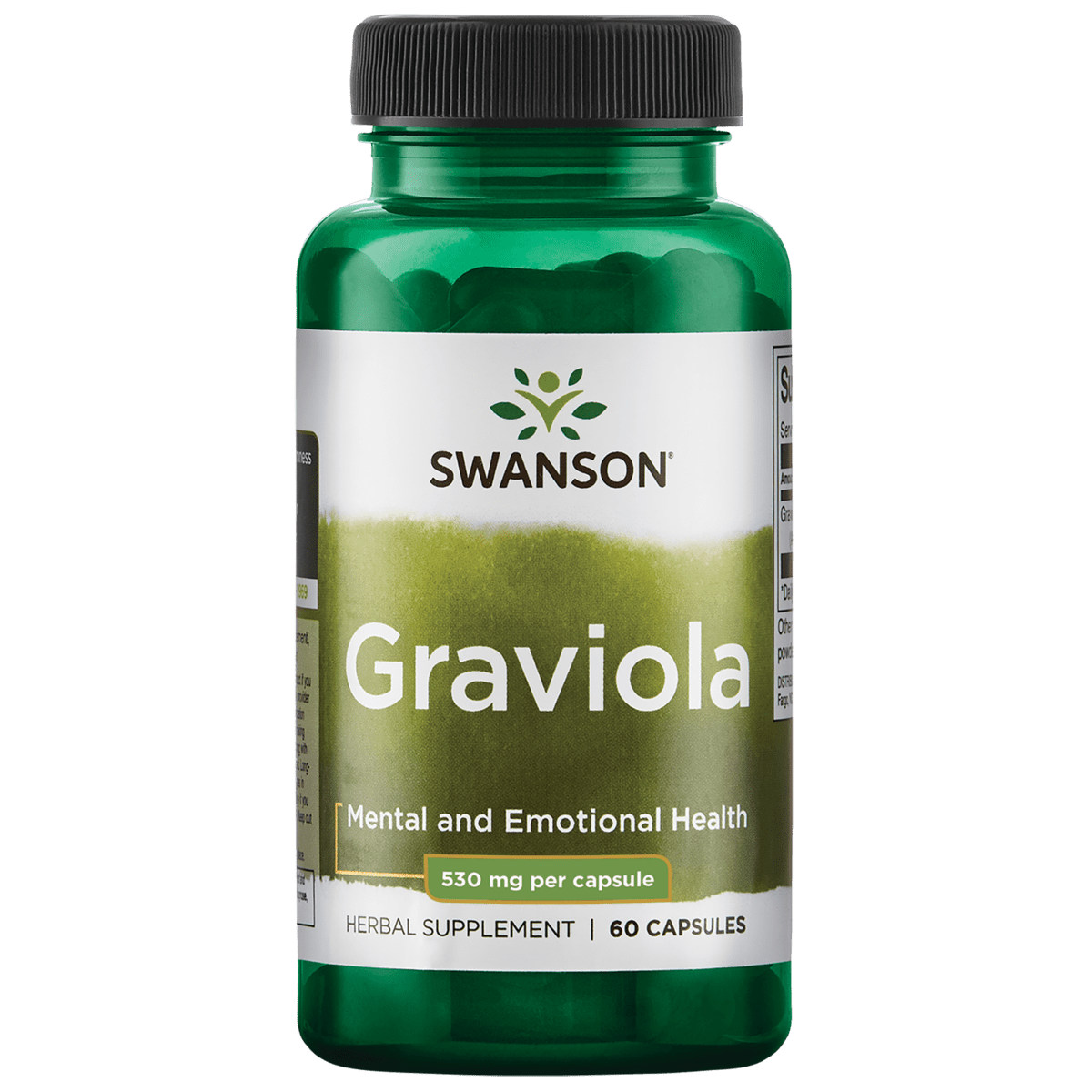 Swanson Graviola 530 mg 60 Capsules