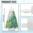 thumbnail image 7 of ZIATUBLE Palm Leaves Kitchen Hand Towels Soft Hanging Hand Dry Towels Fast Drying Hanging Dual-Purpose Hand Towel Easy to Clean Hand Towels for Bathroom with Loop Dish Cloths, 7 of 7
