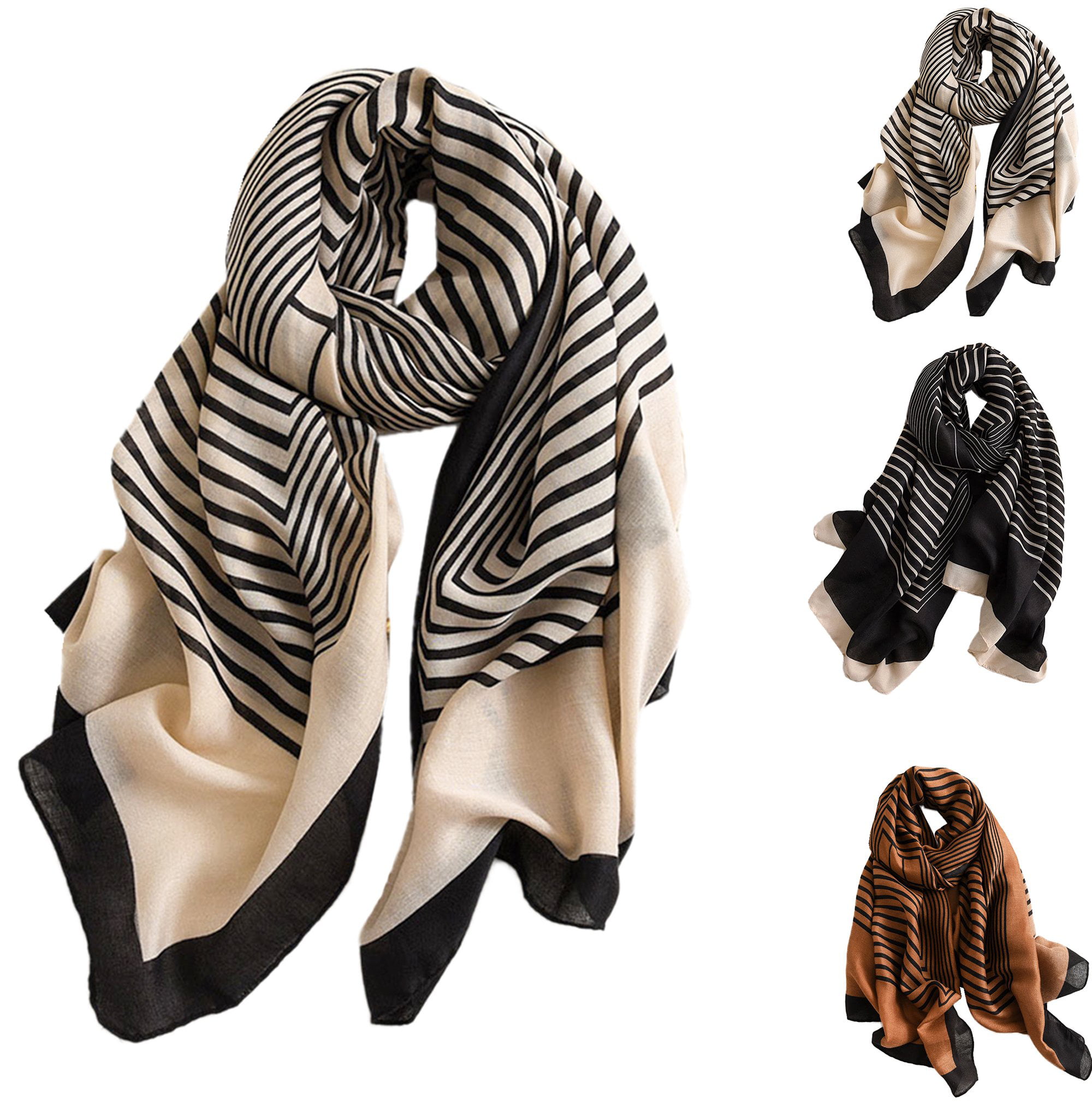 Hammer Anvil Mens Plaid Striped Scarf Womens Winter Scarves