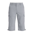 thumbnail image 4 of Mens Cargo Shorts with 7 Pockets Casual Long Blew Knee Capri 3/4 Pants for Work Fishing Hiking Athletic, 4 of 7