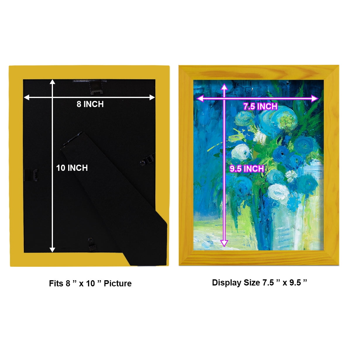 Literal Imaginings -Framed Print w/glass-Sunflower Yellow