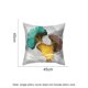 thumbnail image 2 of Funda de almohada corta de felpa con hoja de Ginkgo, color verde y dorado, funda de cojín para sofá, 2 of 5