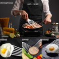 thumbnail image 4 of AURORA TRADE Wooden Handle Fish Spatula with Flexible Blade, Stainless Steel Nonstick Slotted Serving Turner, Kitchen Steak Metal Cookie Flipper for Frying, Flipping, Turning, Scooping, Grilling, 4 of 8