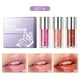thumbnail image 1 of Pisexur Belleza Maquillaje Bálsamo labial con color, brillo labial, extracto de fruta, hidratante, cambia de color, cuidado labial, pH no pegajoso, duradero, nutritivo, reppara mujeres y hombres, 1 of 2