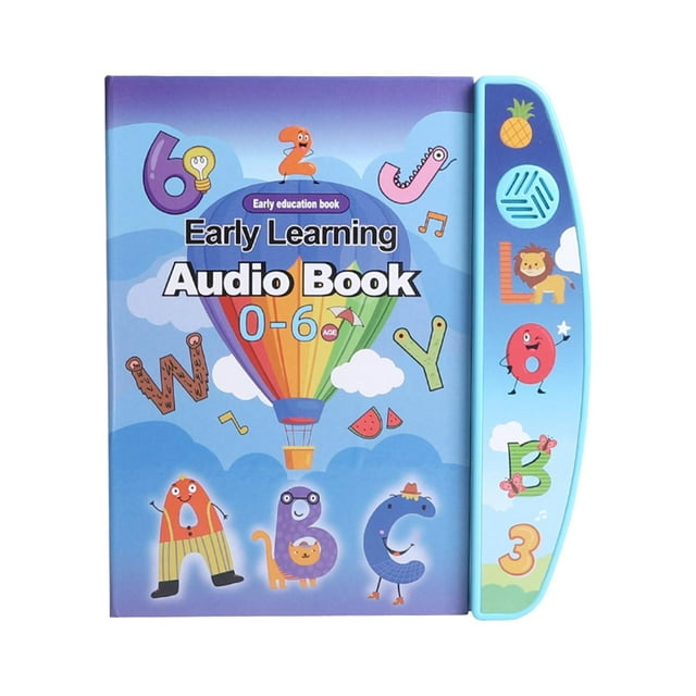 TISHITA English Learning Talking Book Birthday Gifts Touch Early Learning Audio Book Blue