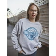 thumbnail image 2 of Oktoberfest Rubber Stamp Sweatshirt Women -Image by Shutterstock, Female Small, 2 of 4