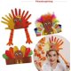 thumbnail image 5 of Kits de manualidades de pavo de Acción de Gracias, sombrero de pavo de Acción de Gracias, sombrero hecho a mano DIY, actividades de juego de fiesta de Acción de Gracias y suministros de decoración Adepaton FLD-4162, 5 of 8