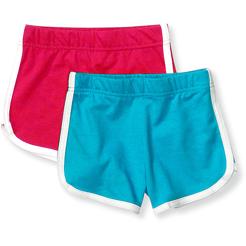 Garanimals Baby Girls' Knit Shorts, 2Pack