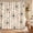 Beige-a, variant on Mid Century Modern Shower Curtain, Vintage Geometric Atomic Abstract Retro Style Beige Boho Art Aesthetic Design Bath Curtains for Bathroom Decor with Hooks, 72"x72" Inch