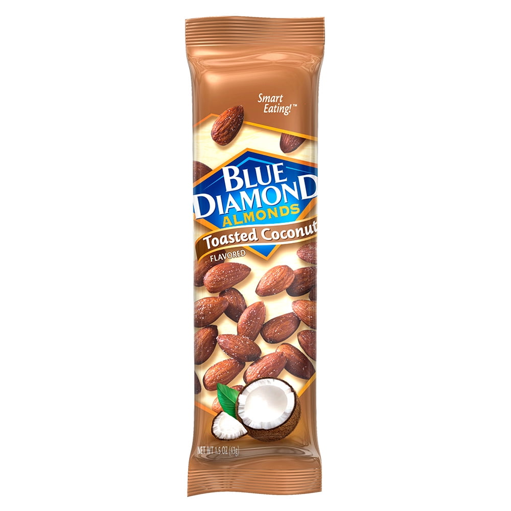 Blue Diamond Almonds, Toasted Coconut, 1.5 Oz, (12 Pack)