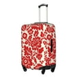 thumbnail image 2 of Kll Flowers Red Beige Luggage Cover Suitcase Cover Suitcase Protector (Luggage not included)-Small, 2 of 8